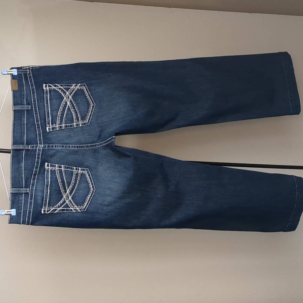 Ariat Women's Straight Leg Jeans - Blue - Picture 4 of 16